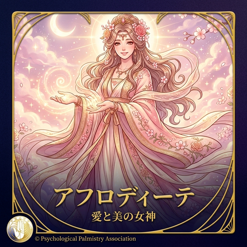 女神タイプ診断 アフロディーテ 愛と共感の女神カード