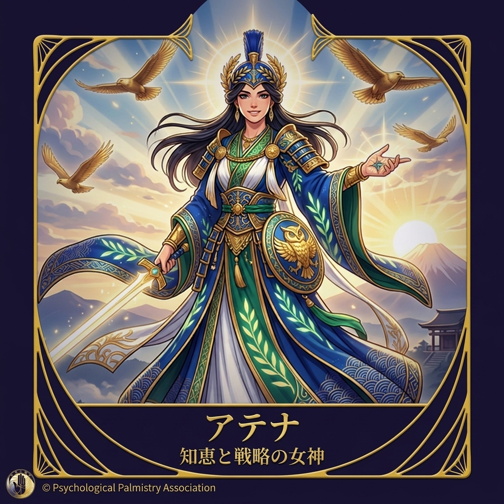 女神タイプ診断 アテナ 知恵と自立の女神カード
