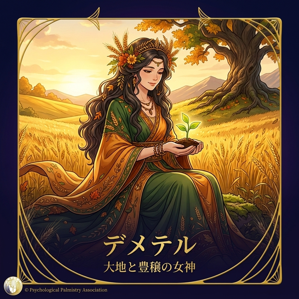 女神タイプ診断 デメテル 忍耐と豊穣の女神カード